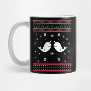 'Narwhal Premium' Cute Christmas Narwhal Mug